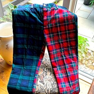 EUC young men’s tartan, vineyard vines dress pants
